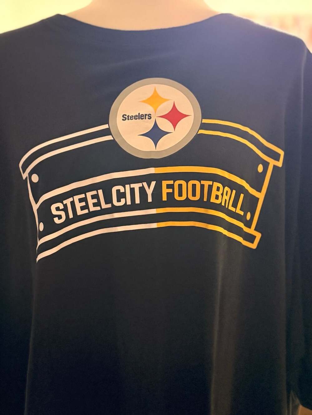 Nike Steel City Football Pittsburgh Steelers T-Shirt 3XL Black